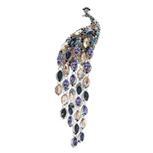 Load image into Gallery viewer, Penelope Peacock Brooch