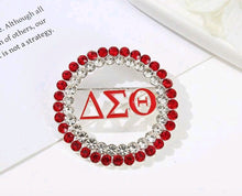 Load image into Gallery viewer, Sorority Greek Letter Sphere Brooch