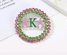 Load image into Gallery viewer, Sorority Greek Letter Sphere Brooch