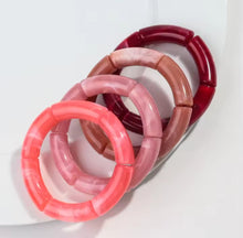 Load image into Gallery viewer, Bamboo Tube Bracelet Stack