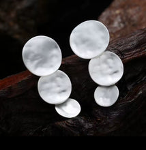 Load image into Gallery viewer, The Ripple Effect Clip On Dangle Earrings