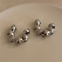 Load image into Gallery viewer, Coiled Hoop Earrings