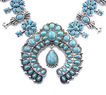 Load image into Gallery viewer, Squash Blossom Statement Necklace