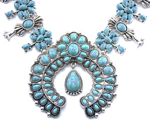 Squash Blossom Statement Necklace