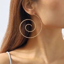 Cargar imagen en el visor de la galería, Vortex Spiral Stud Earrings