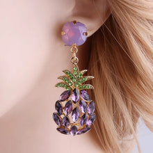 Load image into Gallery viewer, Aloha Pineapple  Dangle Earrings