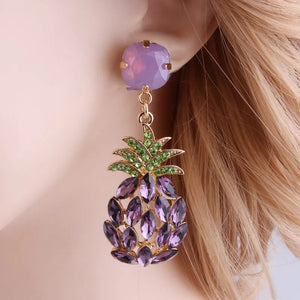Aloha Pineapple  Dangle Earrings