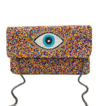 Load image into Gallery viewer, Eye Spy Beaded Clutch