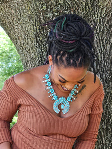 Squash Blossom Statement Necklace