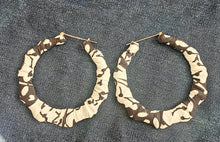 Load image into Gallery viewer, For The Culture Bamboo Hoop Earrings