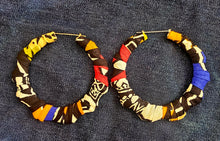 Load image into Gallery viewer, For The Culture Bamboo Hoop Earrings