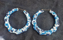 Load image into Gallery viewer, For The Culture Bamboo Hoop Earrings
