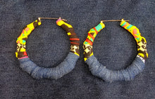 Load image into Gallery viewer, For The Culture Bamboo Hoop Earrings