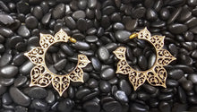 Load image into Gallery viewer, Crown Me Hoop Earrings