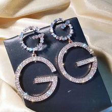 Load image into Gallery viewer, Double G Dangle Earrings