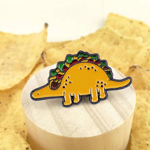 Taco-saurus Pin