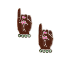 Load image into Gallery viewer, Sorority Hand Sign Stud Earrings