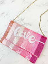 Load image into Gallery viewer, Love Sequins Clutch