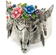 Longhorn Wide Cuff Bracelet
