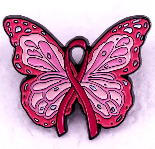 Pink Butterfly Pin