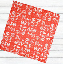 Load image into Gallery viewer, Sorority Letters Square Scarf