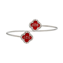 Load image into Gallery viewer, Sorority Letters Clover Bracelet