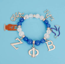 Load image into Gallery viewer, Sorority 7 Charm Bracelet