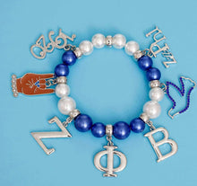 Load image into Gallery viewer, Sorority 7 Charm Bracelet