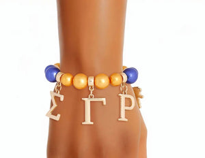 Sorority 7 Charm Bracelet