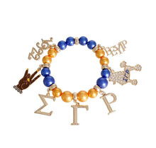 Load image into Gallery viewer, Sorority 7 Charm Bracelet