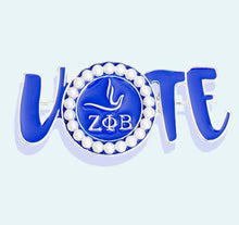 Load image into Gallery viewer, Sorority Vote Pin