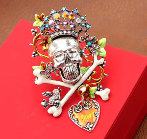 Fantasy Skull Brooch