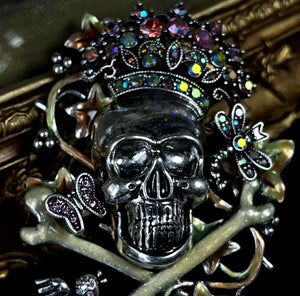 Fantasy Skull Brooch