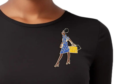Sorority Strut Brooch