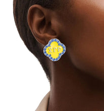 Load image into Gallery viewer, Sorority Clover Stud Earrings
