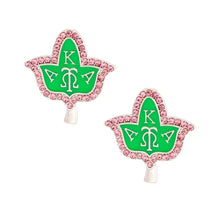 Load image into Gallery viewer, Sorority Clover Stud Earrings