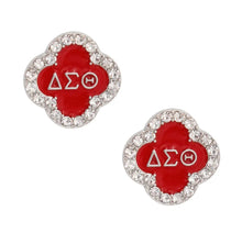 Load image into Gallery viewer, Sorority Clover Stud Earrings