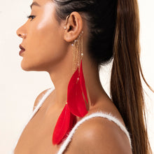 Load image into Gallery viewer, Badu Feather Ear Cuff