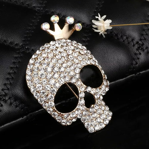 Royal Skull Brooch