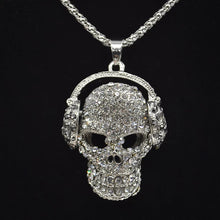 Load image into Gallery viewer, DJ Bling Skull Necklace