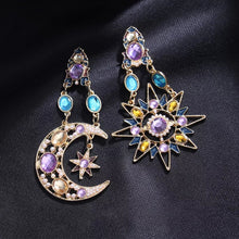 Load image into Gallery viewer, Celestial Dangle Earrings
