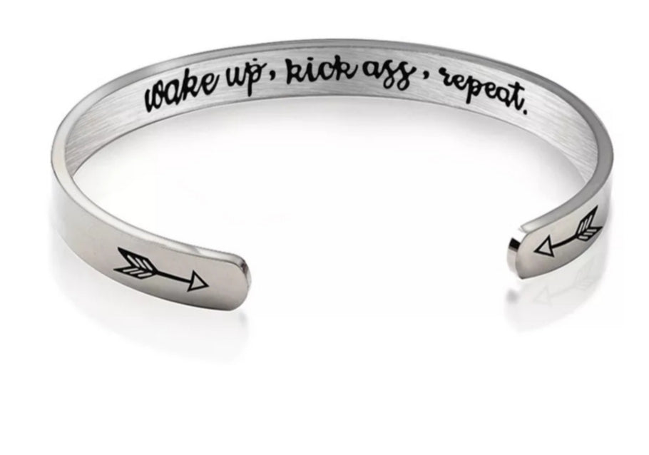 Only God Can Judge Me Inspirational Hidden Message Bracelet Cuff - Sayings  into Things