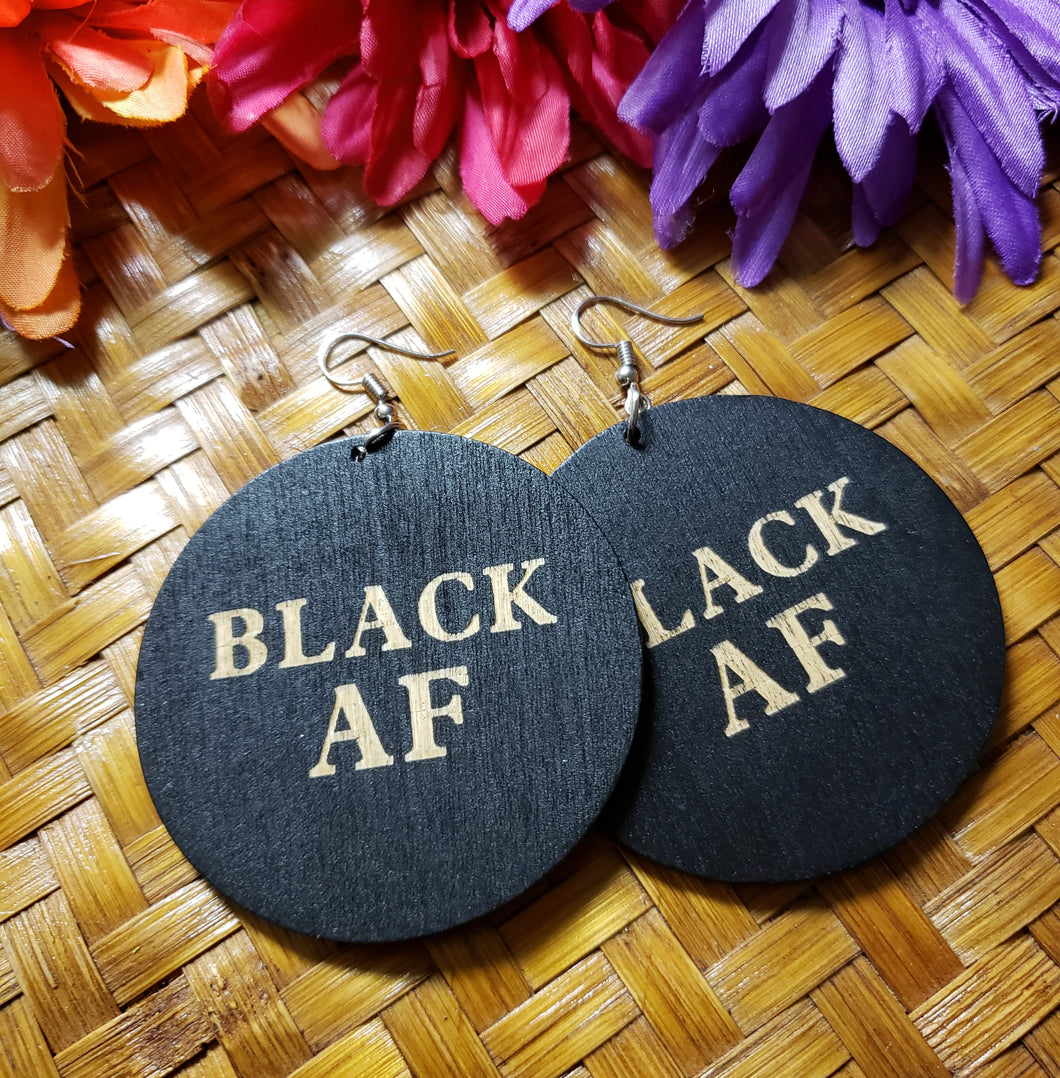 Black AF Earrings
