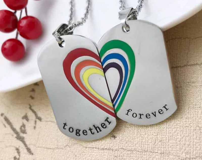Together Forever Necklace Duo
