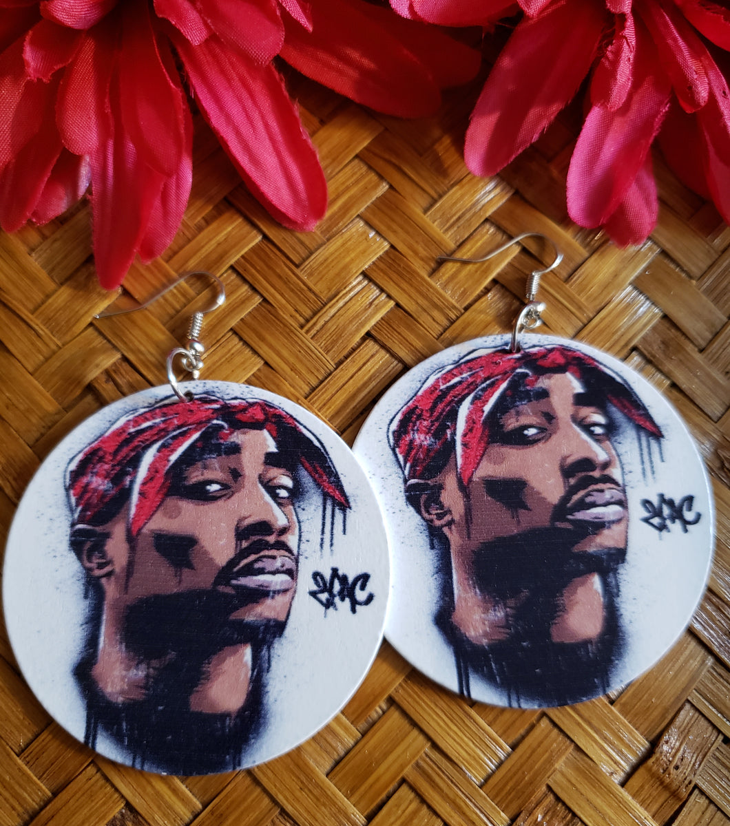 Tupac Earrings