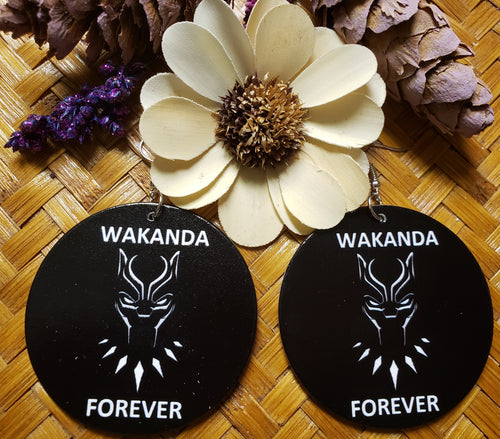 Wakanda Forever Earrings