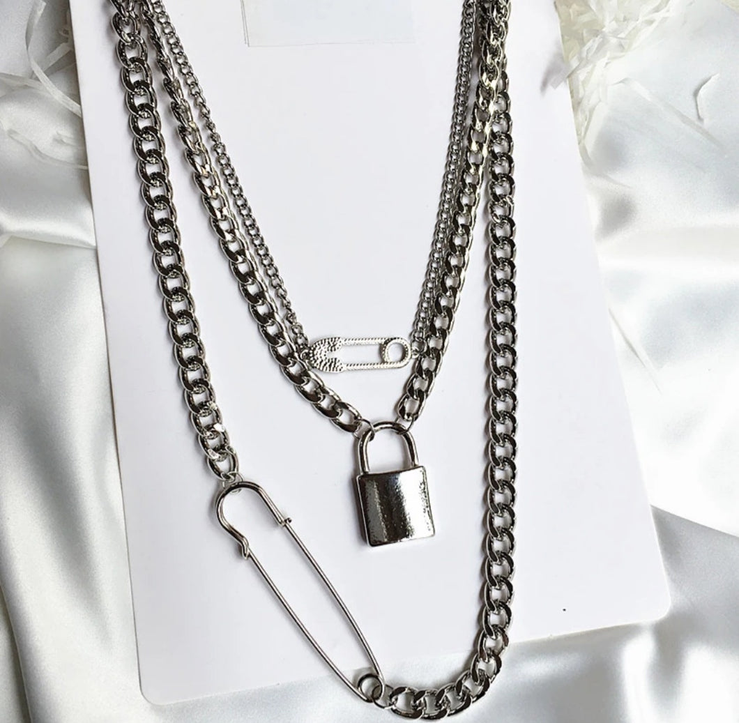 Locked & Loaded Chain Necklace