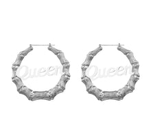 Load image into Gallery viewer, Queen Bamboo Hoops