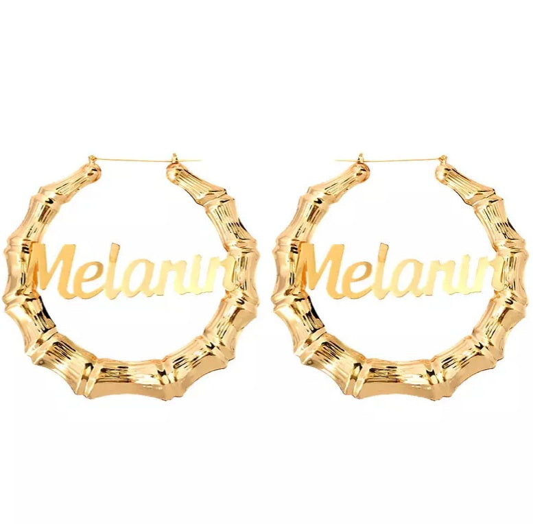 Melanin Bamboo Earrings