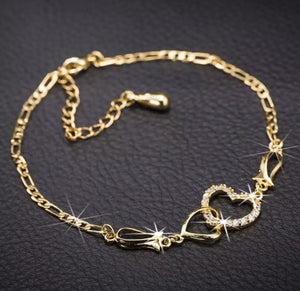 Hearts & Tulips Anklet